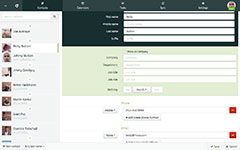Contacts: Edit view
